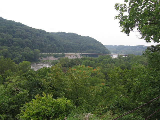 View from Jefferson Rock, Harpers Ferry, West Virginia