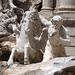 Detail of the Fountain of Trevi in Rome, June 2012