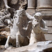 Detail of the Fountain of Trevi in Rome, June 2012
