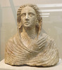 Limestone Funerary Bust of a Woman in the British Museum, May 2014