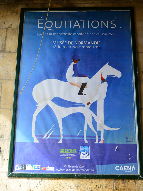 Caen 2014 – Poster for the excellent Équitations exhibition