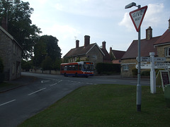 DSCF5831 Centrebus 570 (Y259 FJN) in Empingham - 9 Sep 2014