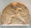 Painted Terracotta Antefix with a Running Gorgon in the British Museum, May 2014