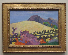 Sacred Mountain by Gauguin in the Philadelphia Museum of Art, August 2009