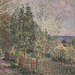 Detail of Road in the Woods by Sisley in the National Gallery, August 2011