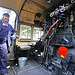 On the footplate of a Black 5