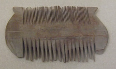 Roman Wooden Comb in the British Museum, April 2013