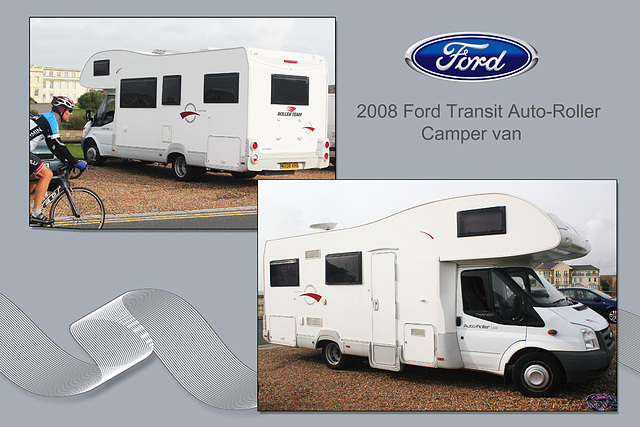 2008 Ford Transit Auto-Roller camper van - Seaford eastern seafront - 16.10.2014