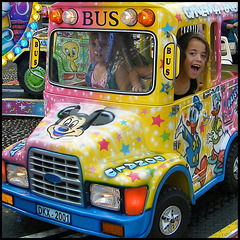 Mickey Mouse bus