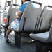 Bus mexican Lady in high heels / Dame en talons hauts dans un bus mexicain - Photo originale