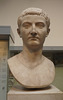 Marble Head of the Emperor Tiberius in the British Museum, April 2013