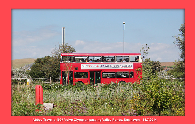 Abbey Travel's 1997 Volvo Olympian - Newhaven - 14.7.2014