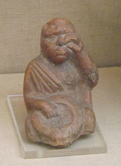 Terracotta Figure of a Slave Preparing Food in the British Museum, April 2013