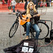 Rome - Piazza del a Rotunda street musician - 052314