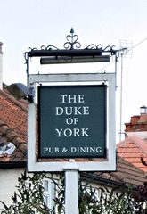 The Duke of York pub sign, Weybourne
