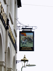 The Imperial Standard pub sign, Aldershot