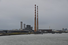 Dublin power station (the chimneys are redundant)