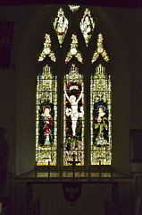 All Saints Church Godshill - the north nave altar and window