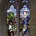 All Saints Church Godshill - the north chancel window