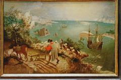 "La chute d'Icare" (Pieter Brueghel I)