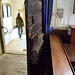 All Saints Church Godshill - the medieval door internally