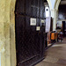 All Saints Church Godshill - the medieval door