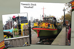 Tamesis Dock floating bar - Vauxhall - London - 30.10.2014