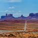 Approaching Monument Valley - Tribal Park of the Navajo Nation - Along US 163 (210°)