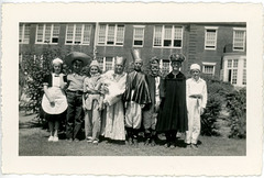 Schoolchildren in Costumes, 1940