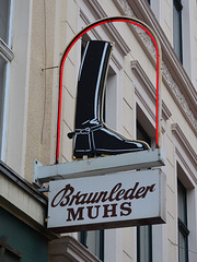 Cologne 2014 – Sign of shoemaker Muhs