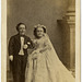 Mr. and Mrs. Tom Thumb in Their Wedding Attire