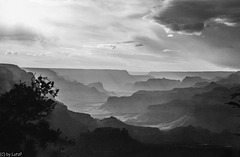 Thunderstorm clearing - Grand Canyon 1980 (120°)
