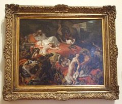 The Death of Saradanapalus by Delacroix in the Philadelphia Museum of Art, August 2009