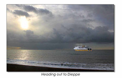 Heading out to Dieppe - Seaford Bay - 19.12.2013