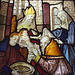 Detail of the Circumcision Stained Glass in the Cloisters, October 2010