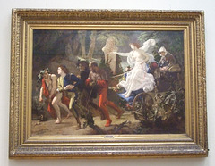 The Thorny Patch by Thomas Couture in the Philadelphia Museum of Art, August 2009
