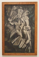 Nude Descending a Staircase (No. 3) by Duchamp in the Philadelphia Museum of Art, August 2009
