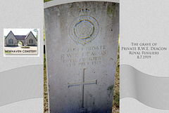 R.W.E. Deacon - died 8.7.1919 - Newhaven Cemetery