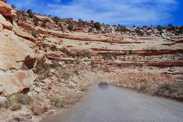 Down Moki Dugway - Utah State Rte. 261 (115°)