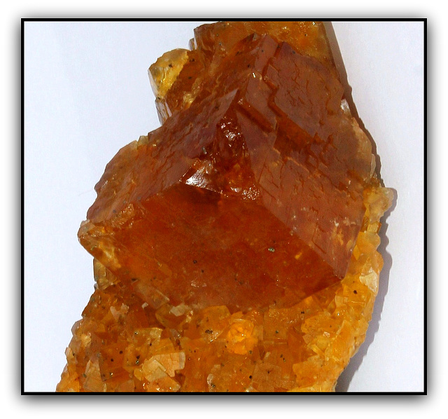 Fluorite ambre - Valzergues France