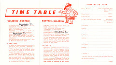 Skye Cars Glasgow-Isle of Skye coach service timetable leaflet (Side 2 of 2)
