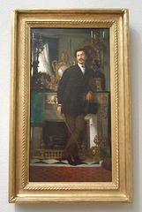 Portrait of Eugene Coppens de Fontenay by Tissot in the Philadelphia Museum of Art, August 2009