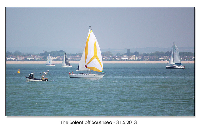 Solent off Southsea - 31.5.2013