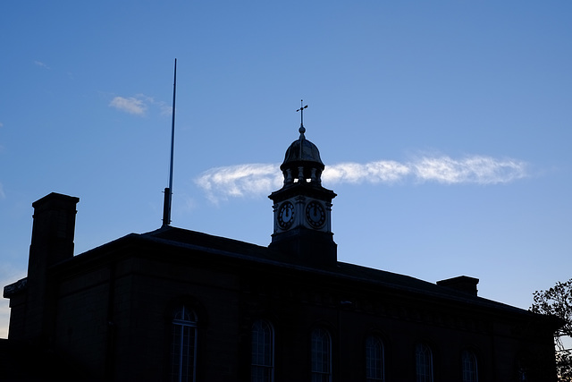 Town Hall speared by Cloud