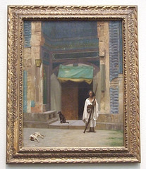Portal of the Green Mosque by Gerome in the Philadelphia Museum of Art, August 2009