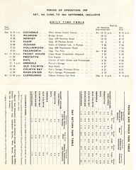 The Creams (Lancashire) Ltd - Rochdale to North Wales leaflet Summer 1949 (pages 2 and 3)
