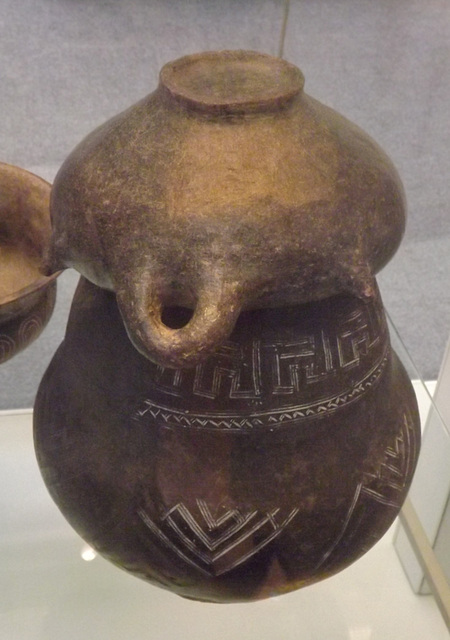 Impasto Biconical Cinerary Urn with a Cup as a Lid in the British Museum, May 2014