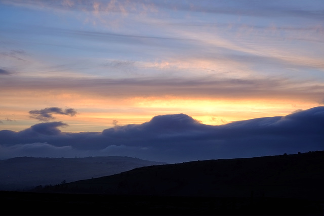 Sunset over Cown Edge