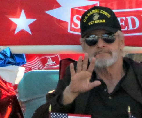 - a wave from a Veteran of the US Marine Corps