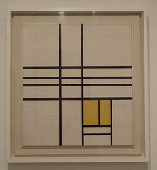 Composition by Mondrian in the Philadelphia Museum of Art, August 2009